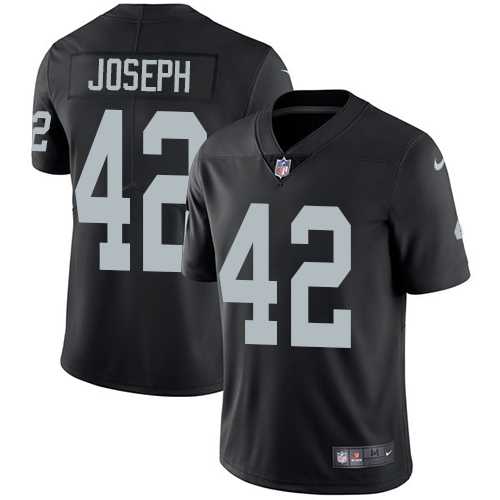 Youth Nike Oakland Raiders #42 Karl Joseph Black Team Color Stitched NFL Vapor Untouchable Limited Jersey
