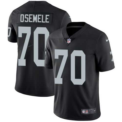 Youth Nike Oakland Raiders #70 Kelechi Osemele Black Team Color Stitched NFL Vapor Untouchable Limited Jersey