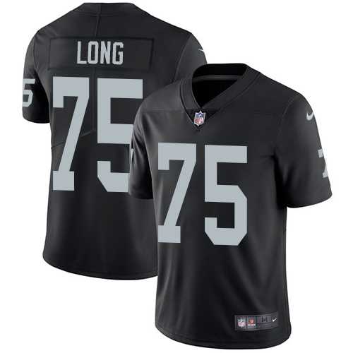 Youth Nike Oakland Raiders #75 Howie Long Black Team Color Stitched NFL Vapor Untouchable Limited Jersey