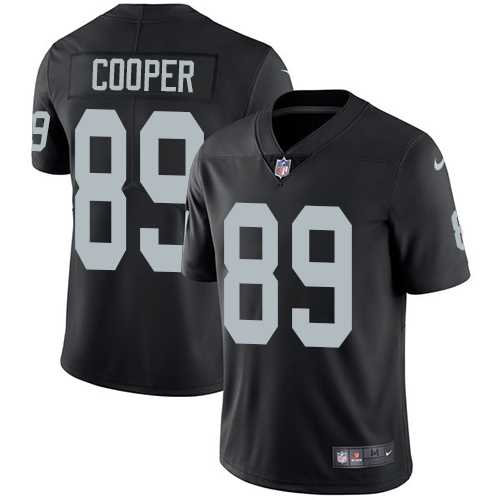 Youth Nike Oakland Raiders #89 Amari Cooper Black Team Color Stitched NFL Vapor Untouchable Limited Jersey