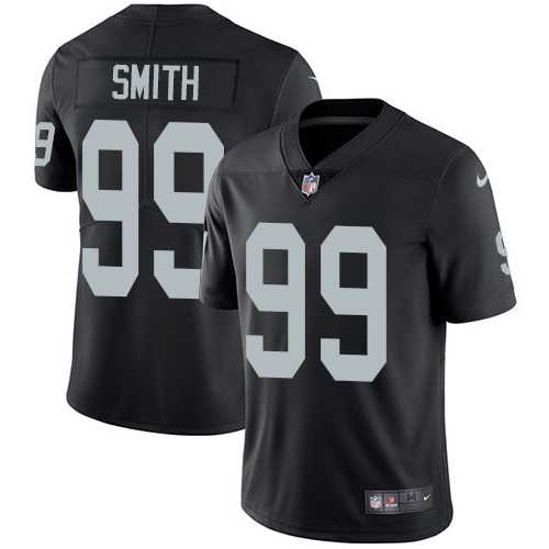 Youth Nike Oakland Raiders #99 Aldon Smith Black Team Color Stitched NFL Vapor Untouchable Limited Jersey