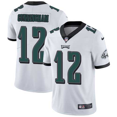 Youth Nike Philadelphia Eagles #12 Randall Cunningham White Youth Stitched NFL Vapor Untouchable Limited Jersey
