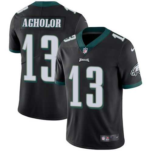 Youth Nike Philadelphia Eagles #13 Nelson Agholor Black Alternate Youth Stitched NFL Vapor Untouchable Limited Jersey