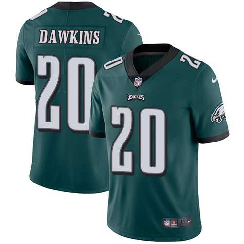 Youth Nike Philadelphia Eagles #20 Brian Dawkins Midnight Green Team Color Youth Stitched NFL Vapor Untouchable Limited Jersey