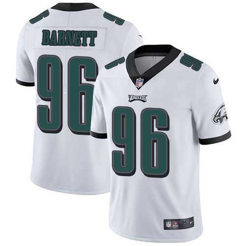 Youth Nike Philadelphia Eagles #96 Derek Barnett White Youth Stitched NFL Vapor Untouchable Limited Jersey