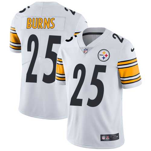 Youth Nike Pittsburgh Steelers #25 Artie Burns White Stitched NFL Vapor Untouchable Limited Jersey