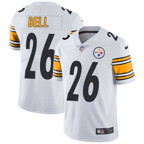Youth Nike Pittsburgh Steelers #26 Le'Veon Bell White Stitched NFL Vapor Untouchable Limited Jersey