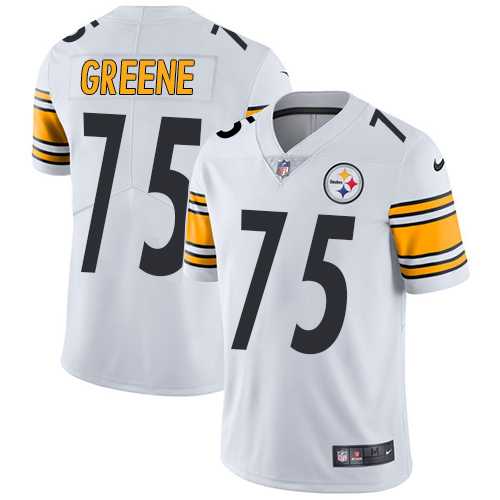 Youth Nike Pittsburgh Steelers #75 Joe Greene White Stitched NFL Vapor Untouchable Limited Jersey
