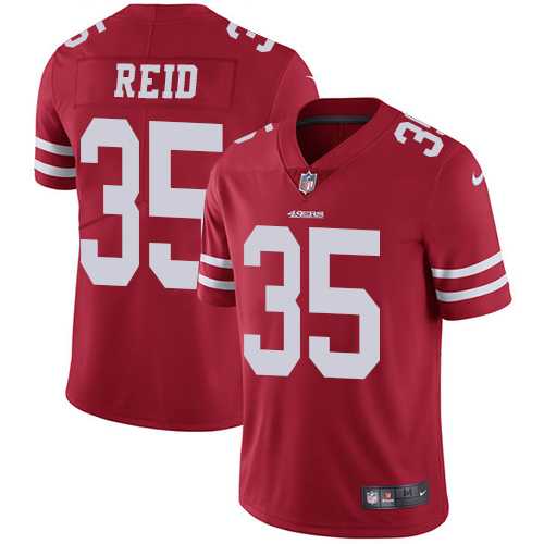 Youth Nike San Francisco 49ers #35 Eric Reid Red Team Color Stitched NFL Vapor Untouchable Limited Jersey