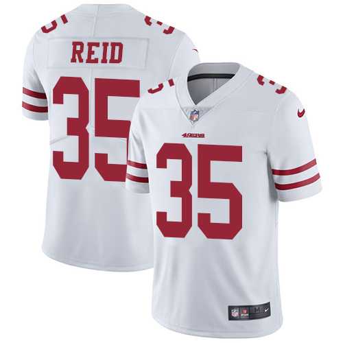 Youth Nike San Francisco 49ers #35 Eric Reid White Stitched NFL Vapor Untouchable Limited Jersey