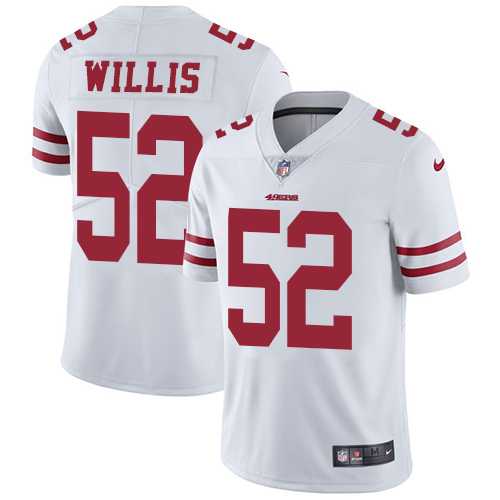 Youth Nike San Francisco 49ers #52 Patrick Willis White Stitched NFL Vapor Untouchable Limited Jersey