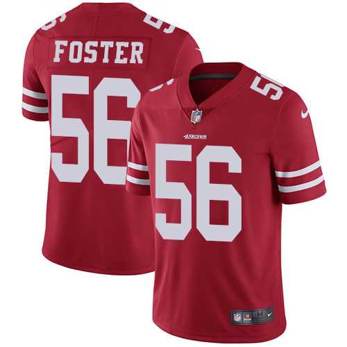 Youth Nike San Francisco 49ers #56 Reuben Foster Red Team Color Stitched NFL Vapor Untouchable Limited Jersey