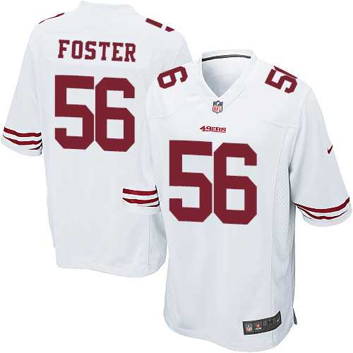 Youth Nike San Francisco 49ers #56 Reuben Foster White Stitched NFL Elite Jersey