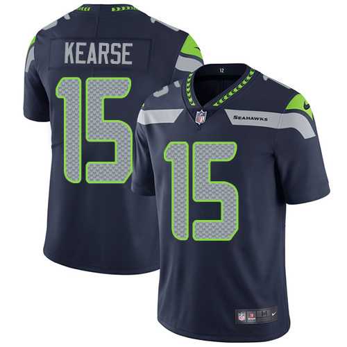 Youth Nike Seattle Seahawks #15 Jermaine Kearse Steel Blue Team Color Stitched NFL Vapor Untouchable Limited Jersey