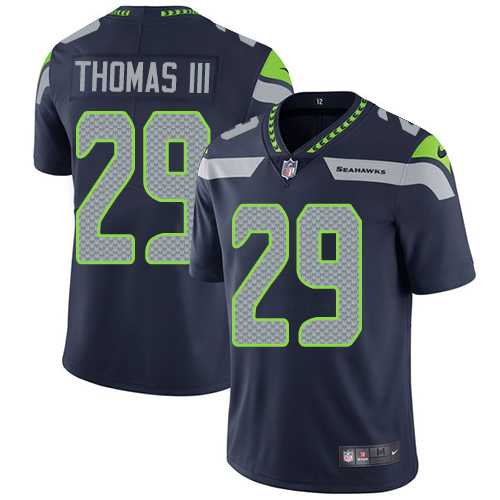 Youth Nike Seattle Seahawks #29 Earl Thomas III Steel Blue Team Color Stitched NFL Vapor Untouchable Limited Jersey