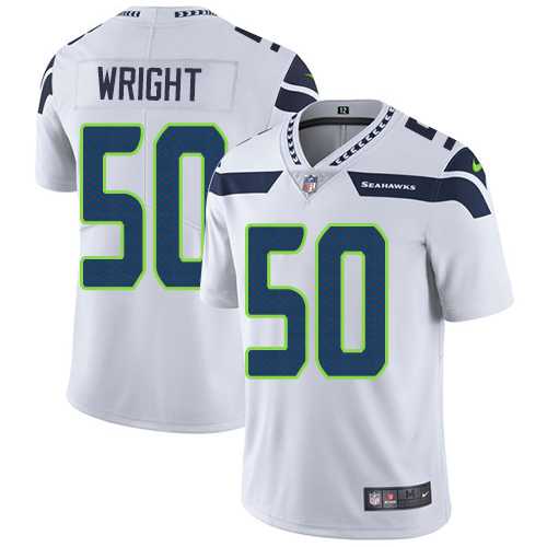 Youth Nike Seattle Seahawks #50 K.J. Wright White Stitched NFL Vapor Untouchable Limited Jersey