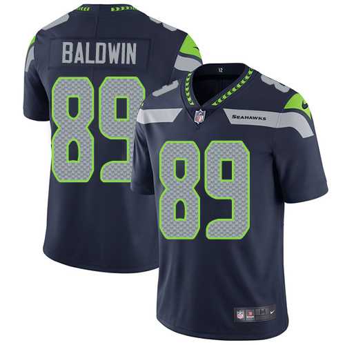 Youth Nike Seattle Seahawks #89 Doug Baldwin Steel Blue Team Color Stitched NFL Vapor Untouchable Limited Jersey