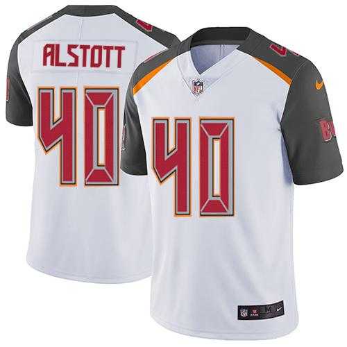 Youth Nike Tampa Bay Buccaneers #40 Mike Alstott White Stitched NFL Vapor Untouchable Limited Jersey