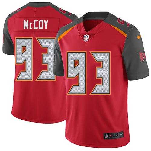 Youth Nike Tampa Bay Buccaneers #93 Gerald McCoy Red Team Color Stitched NFL Vapor Untouchable Limited Jersey