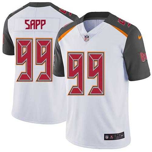 Youth Nike Tampa Bay Buccaneers #99 Warren Sapp White Stitched NFL Vapor Untouchable Limited Jersey