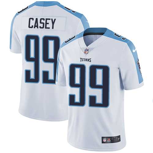 Youth Nike Tennessee Titans #99 Jurrell Casey White Stitched NFL Vapor Untouchable Limited Jersey