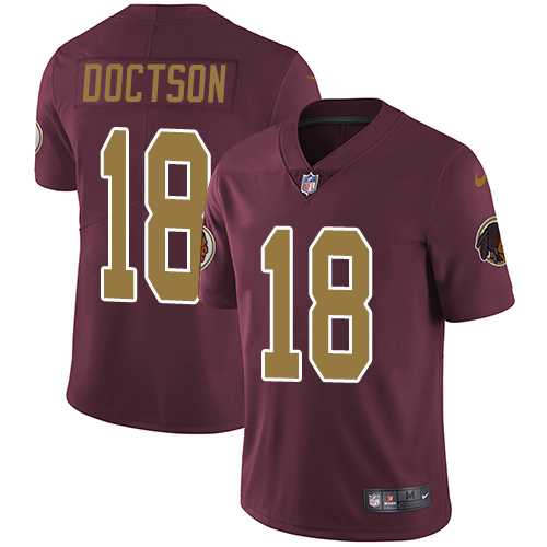 Youth Nike Washington Redskins #18 Josh Doctson Burgundy Red Alternate Stitched NFL Vapor Untouchable Limited Jersey