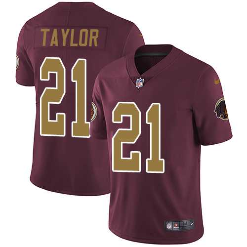 Youth Nike Washington Redskins #21 Sean Taylor Burgundy Red Alternate Stitched NFL Vapor Untouchable Limited Jersey
