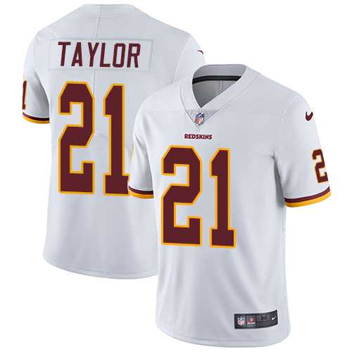 Youth Nike Washington Redskins #21 Sean Taylor White Stitched NFL Vapor Untouchable Limited Jersey