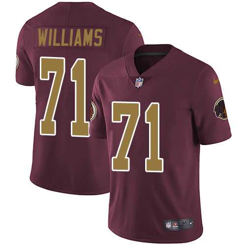 Youth Nike Washington Redskins #71 Trent Williams Burgundy Red Alternate Stitched NFL Vapor Untouchable Limited Jersey