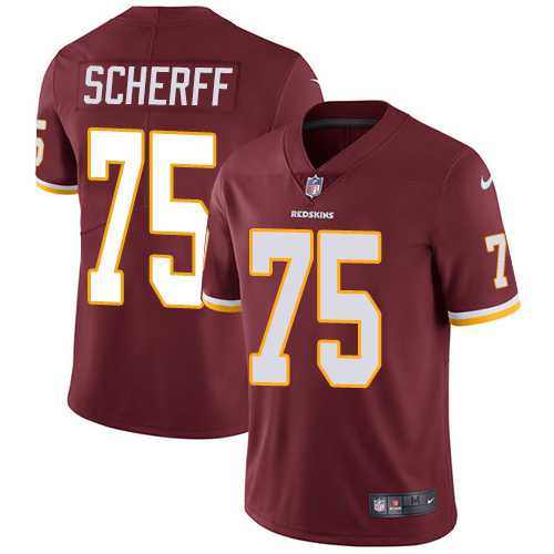 Youth Nike Washington Redskins #75 Brandon Scherff Burgundy Red Team Color Stitched NFL Vapor Untouchable Limited Jersey Youth Nike Washington Redskins #75 Brandon Scherff Burgundy Red Team Color Stitched NFL Vapor Untouchable Limited Jersey