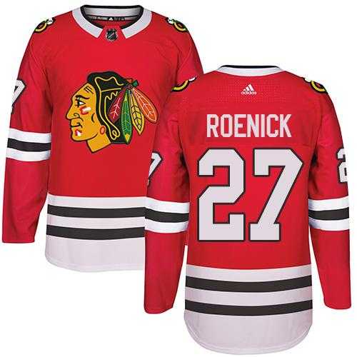 Adidas Men's Chicago Blackhawks #27 Jeremy Roenick Red Home Authentic Stitched NHL Jersey Adidas Men's Chicago Blackhawks #27 Jeremy Roenick Red Home Authentic Stitched NHL Jersey