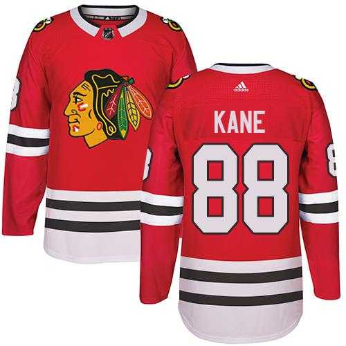 Adidas Men's Chicago Blackhawks #88 Patrick Kane Red Home Authentic Stitched NHL Jersey