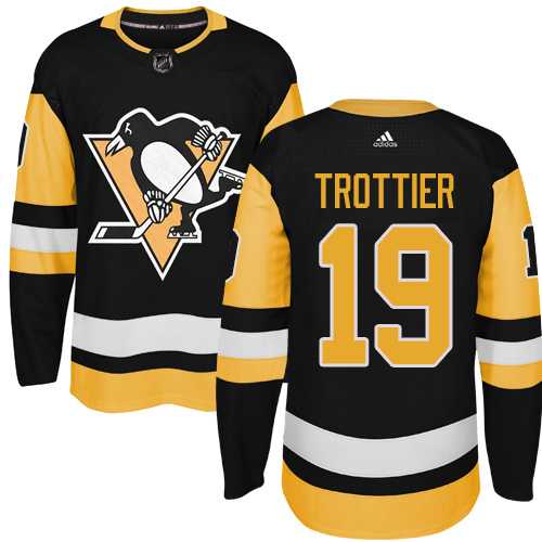 Adidas Men's Pittsburgh Penguins #19 Bryan Trottier Black Alternate Authentic Stitched NHL Jersey