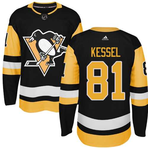 Adidas Men's Pittsburgh Penguins #81 Phil Kessel Black Alternate Authentic Stitched NHL Jersey