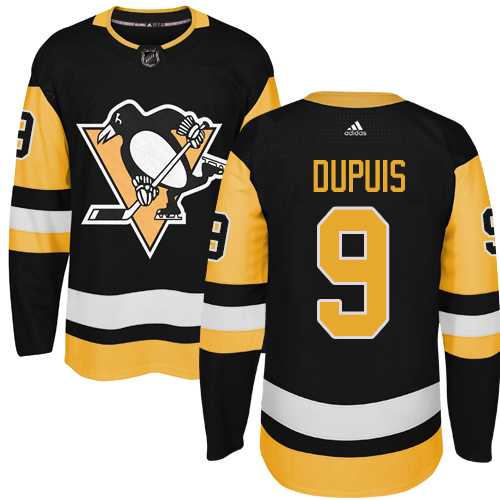 Adidas Men's Pittsburgh Penguins #9 Pascal Dupuis Black Alternate Authentic Stitched NHL Jersey