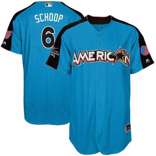 Baltimore Orioles #6 Jonathan Schoop Blue 2017 All-Star American League Stitched MLB Jersey