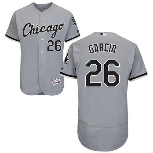 Chicago White Sox #26 Avisail Garcia Grey Flexbase Authentic Collection Stitched MLB Jersey