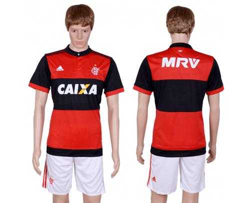 Flamengo Blank Home Soccer Club Jersey