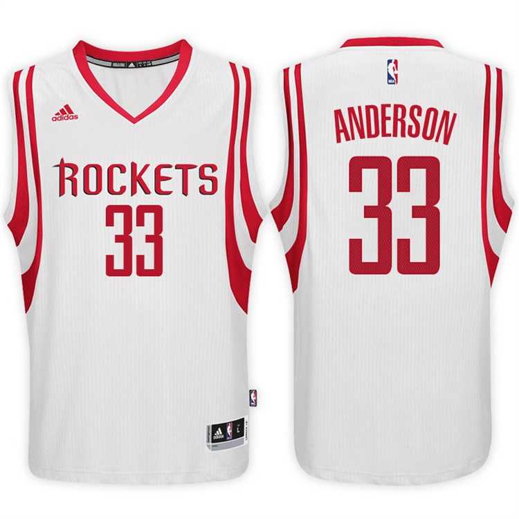 Houston Rockets #33 Ryan Anderson Home White New Swingman Stitched NBA Jersey