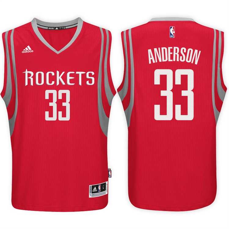 Houston Rockets #33 Ryan Anderson Road Red New Swingman Stitched NBA Jersey