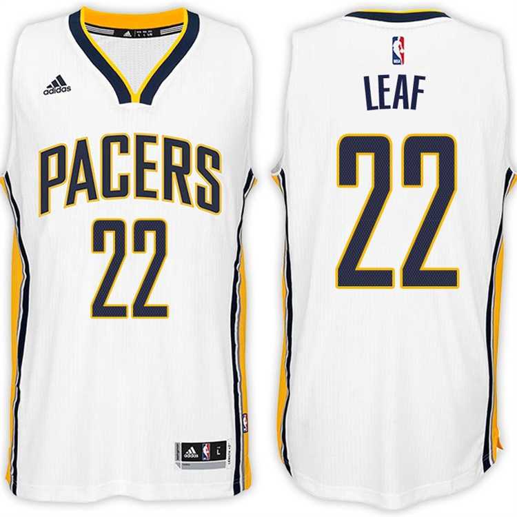 Indiana Pacers #22 T.J. Leaf Home White New Swingman Stitched NBA Jersey