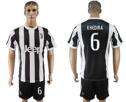 Juventus #6 Khedira Home Soccer Club Jersey