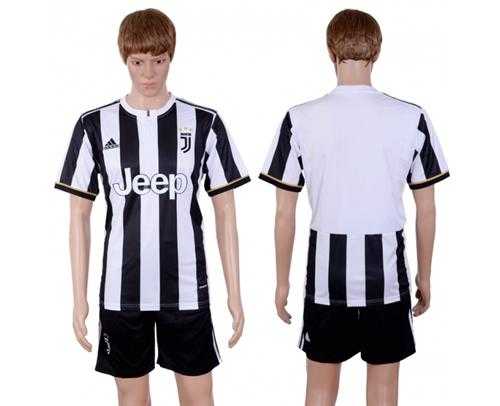 Juventus Blank Home Soccer Club Jersey