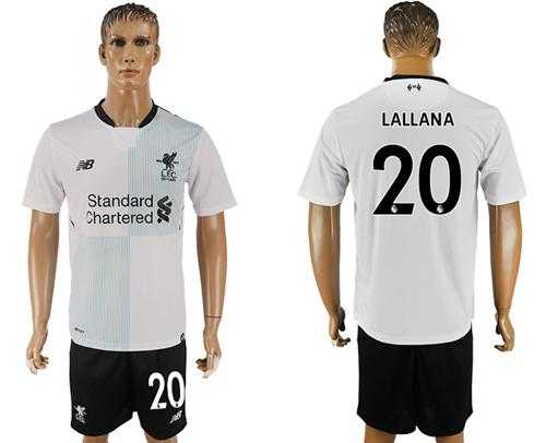 Liverpool #20 Lallana Away Soccer Club Jersey