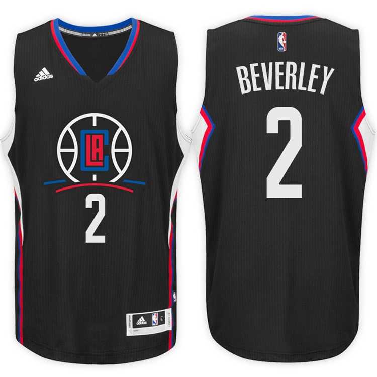 Los Angeles Clippers #2 Patrick Beverley Alternate Black New Swingman Stitched NBA Jersey
