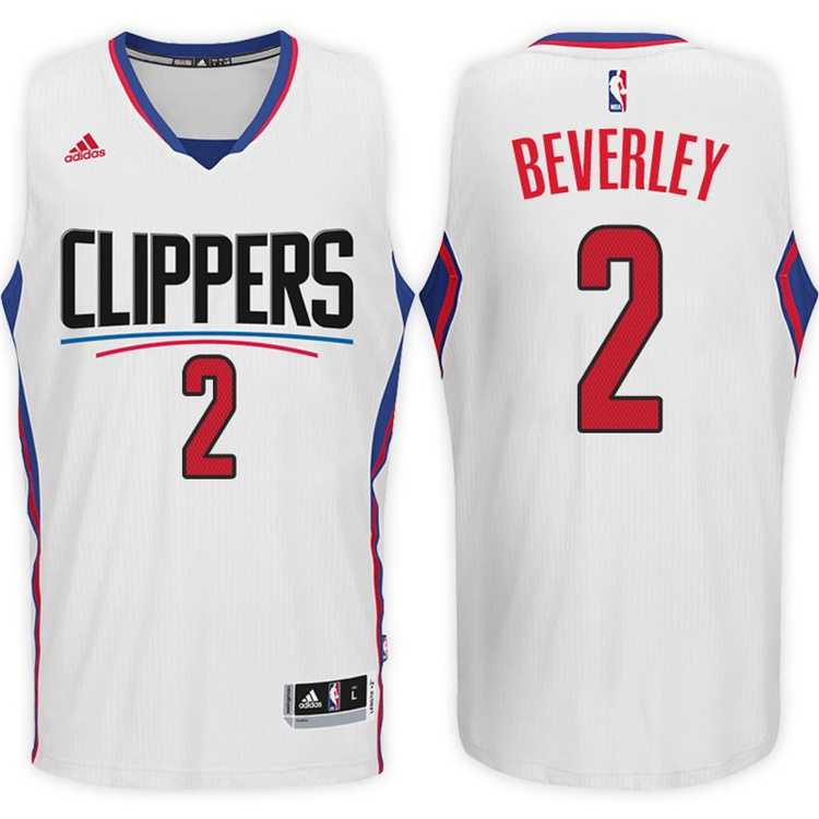 Los Angeles Clippers #2 Patrick Beverley Home White New Swingman Stitched NBA Jersey