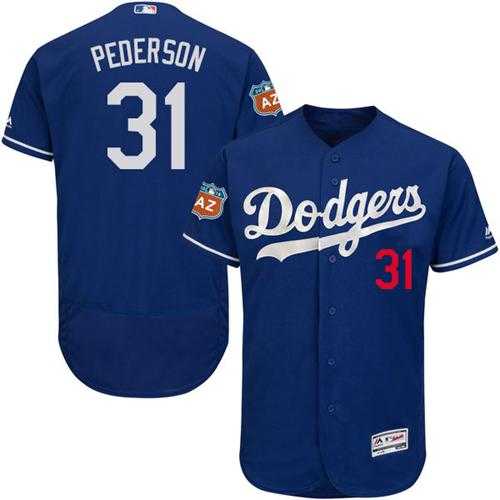 Los Angeles Dodgers #31 Joc Pederson Blue Flexbase Authentic Collection Stitched Baseball Jersey Los Angeles Dodgers #31 Joc Pederson Blue Flexbase Authentic Collection Stitched Baseball Jersey