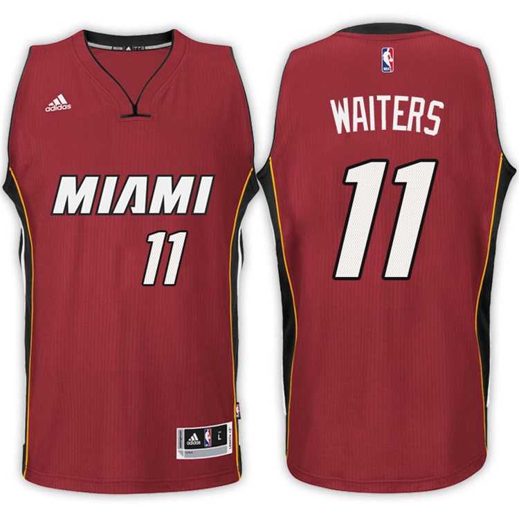Miami Heat #11 Dion Waiters Alternate Red New Swingman Stitched NBA Jersey