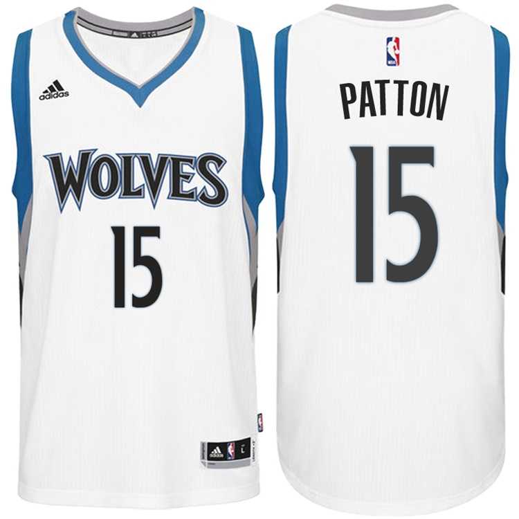 Minnesota Timberwolves #15 Justin Patton Home White New Swingman Stitched NBA Jersey