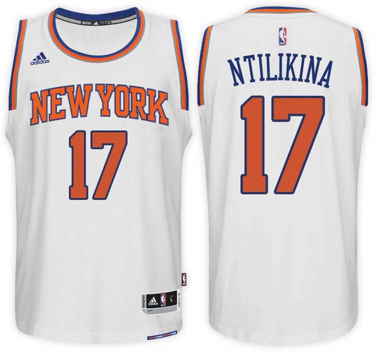 New York Knicks #17 Frank Ntilikina Home White New Swingman Stitched NBA Jersey New York Knicks #17 Frank Ntilikina Home White New Swingman Stitched NBA Jersey